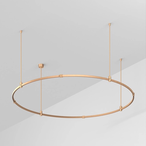 Трек ART-APRIORI-ROUND-ROD-400-R1500 (GD) (Arlight, IP20 Металл, 3 года)