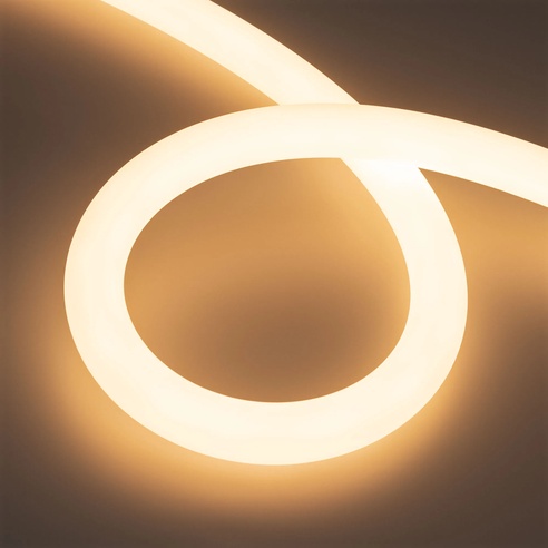 Лента герметичная MOONLIGHT-TOP-A336-D30mm 24V Warm3000 (14.4 W/m, IP65, 5m, wire x1) (Arlight, Вывод прямой, 3 года)