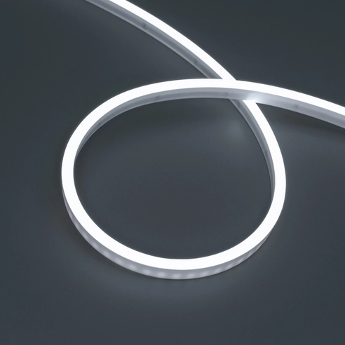 Лента герметичная WAVE-SIDE-PU-A120-06x12mm 24V White5700 (8 W/m, IP68, 1m, wire x1) (Arlight, Вывод боковой, 3 года)