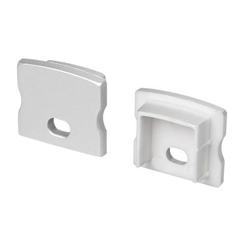 Заглушка LINE-1715 SILVER с отверстием (Arlight, Пластик)