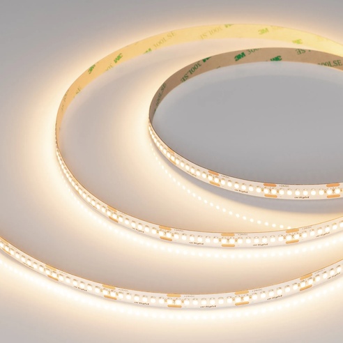 Лента UL-A240-10mm 24V Warm3000 (19 W/m, IP20, 5m) (Arlight, 7 лет)