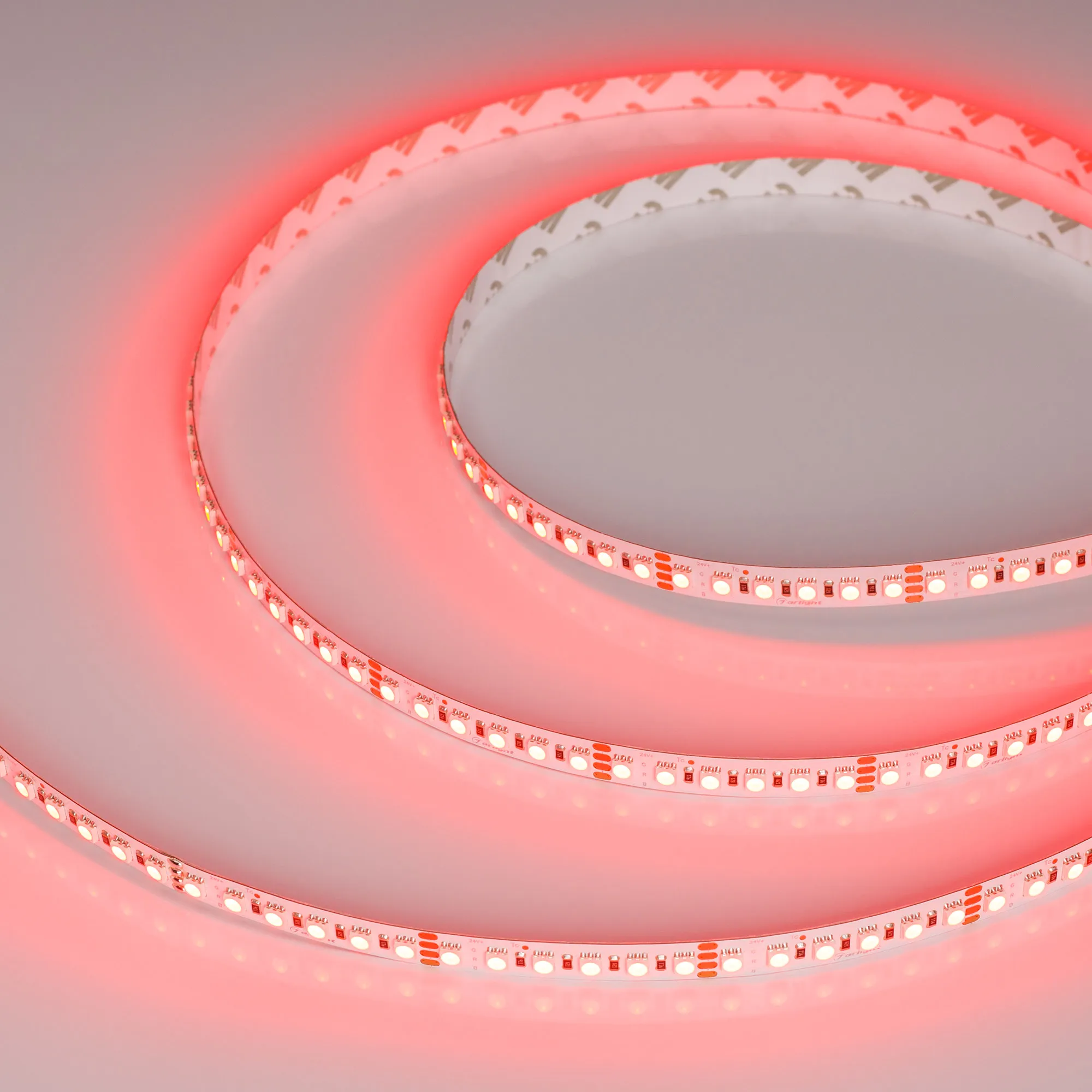 Лента светодиодная RT-H120-10mm 24V RGB (13.2 W/m, IP20, 4040, 5m) (Arlight, Открытый)