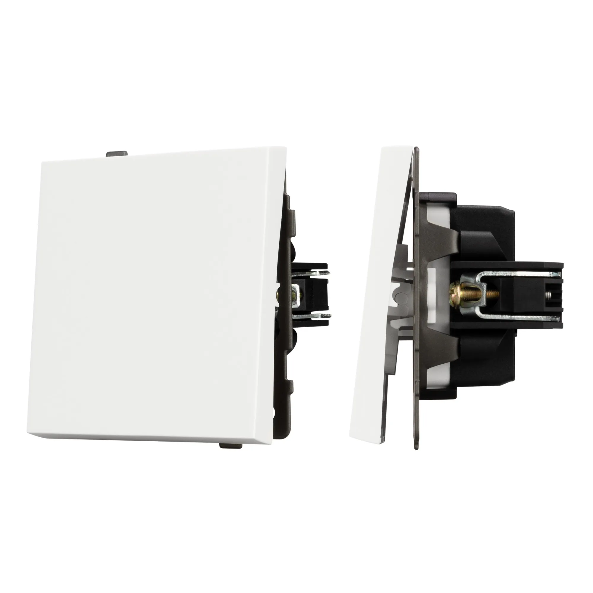 Механизм выключателя одноклавишный непроходной SWT-TENDO-MK01-PL-WH (230V, 10A) (Arlight, -)