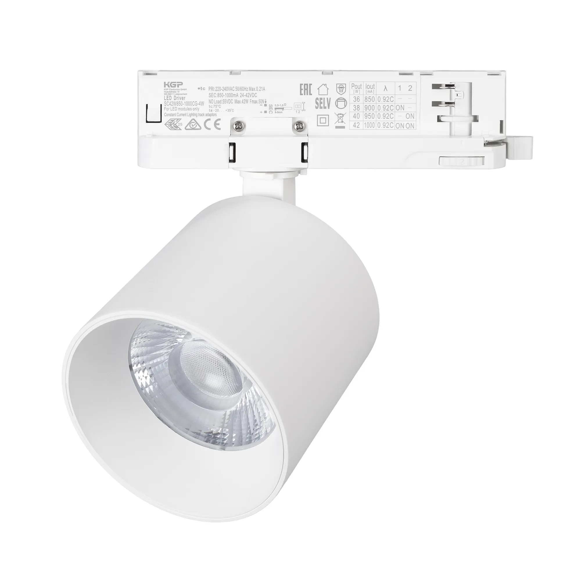 Светильник LGD-DYKE-4TR-R100-36W Day4000 (WH, 38 deg, 230V, TRIAC) (Arlight, IP20 Металл, 5 лет)