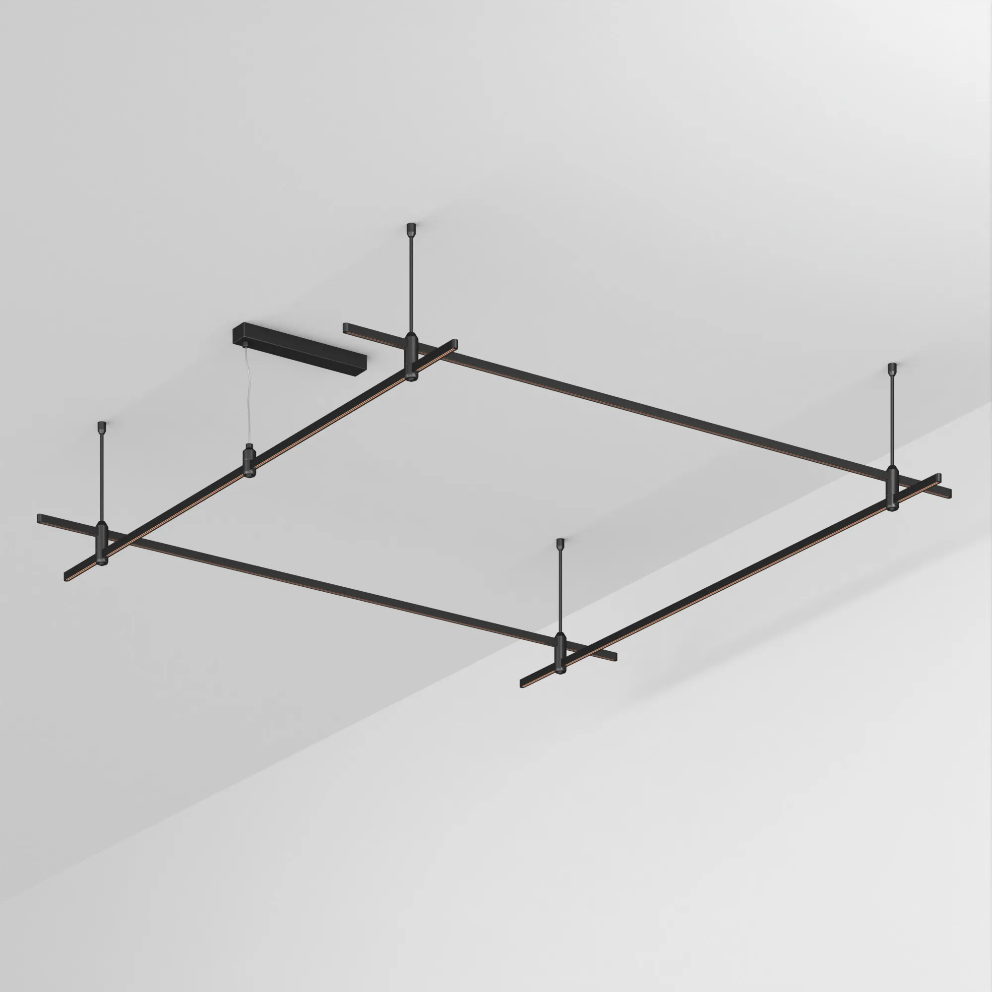 Трек ART-APRIORI-QUADRAT-ROD-400-2000x2000 (BK) (Arlight, IP20 Металл, 3 года)