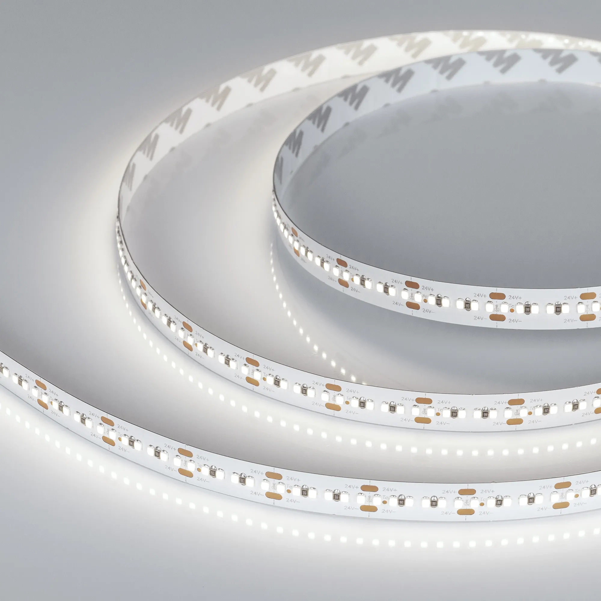 Лента светодиодная MICROLED-M300-10mm 24V Day5000 (21.6W/m, IP20,2216, 5m) (Arlight, 21.6 Вт/м, IP20) - изображение товара