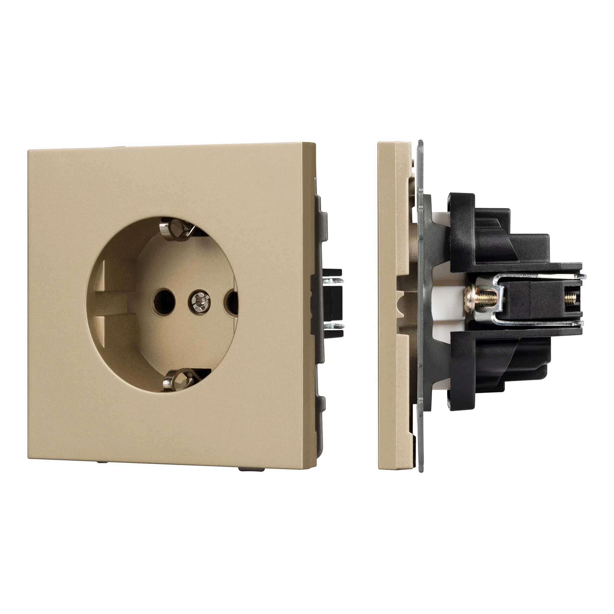 Механизм электрической розетки SCT-TENDO-MEU1-SFPL-GD (230V, 16A) (Arlight, -)