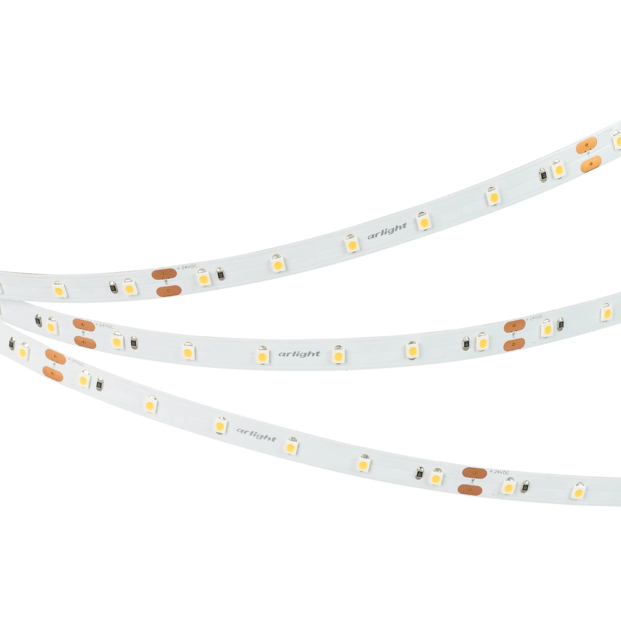 Лента светодиодная NT-A60-8mm 24V Cool 8K (4.8 W/m, IP20, 3528, 5m) (Arlight, Открытый)