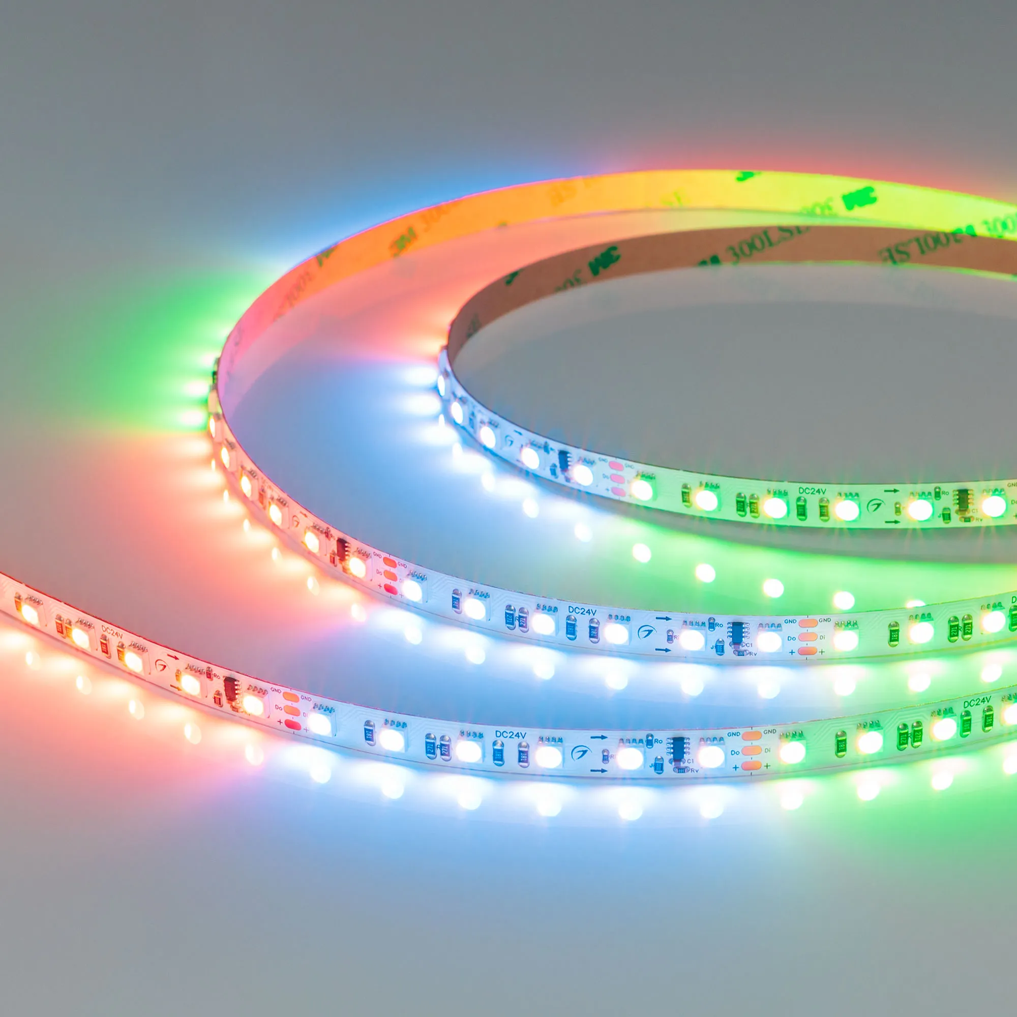 Лента SPI-H84-8mm 24V RGBW-White-PX6 (22 W/m, IP20, 4040, 5m) (Arlight, -)