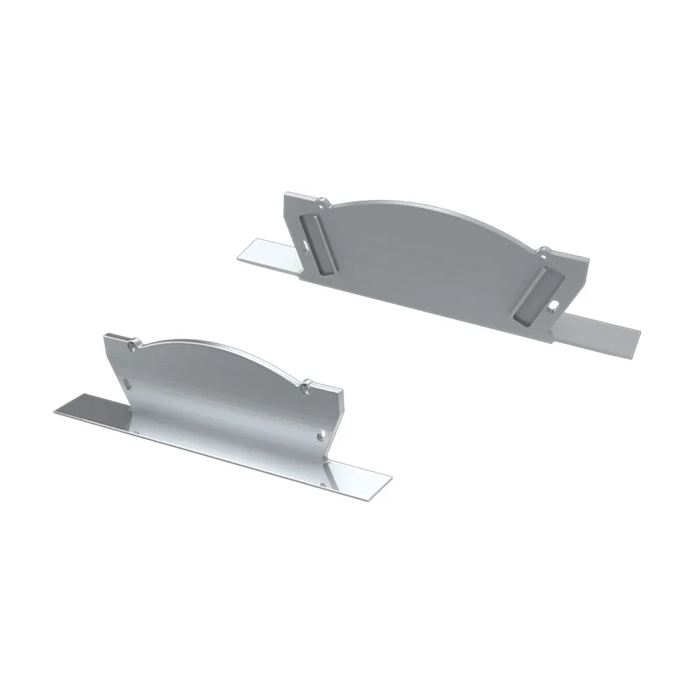 Заглушка для ALM-ARC-DOUBLE серая с отверстием (Arlight, Металл) - изображение товара