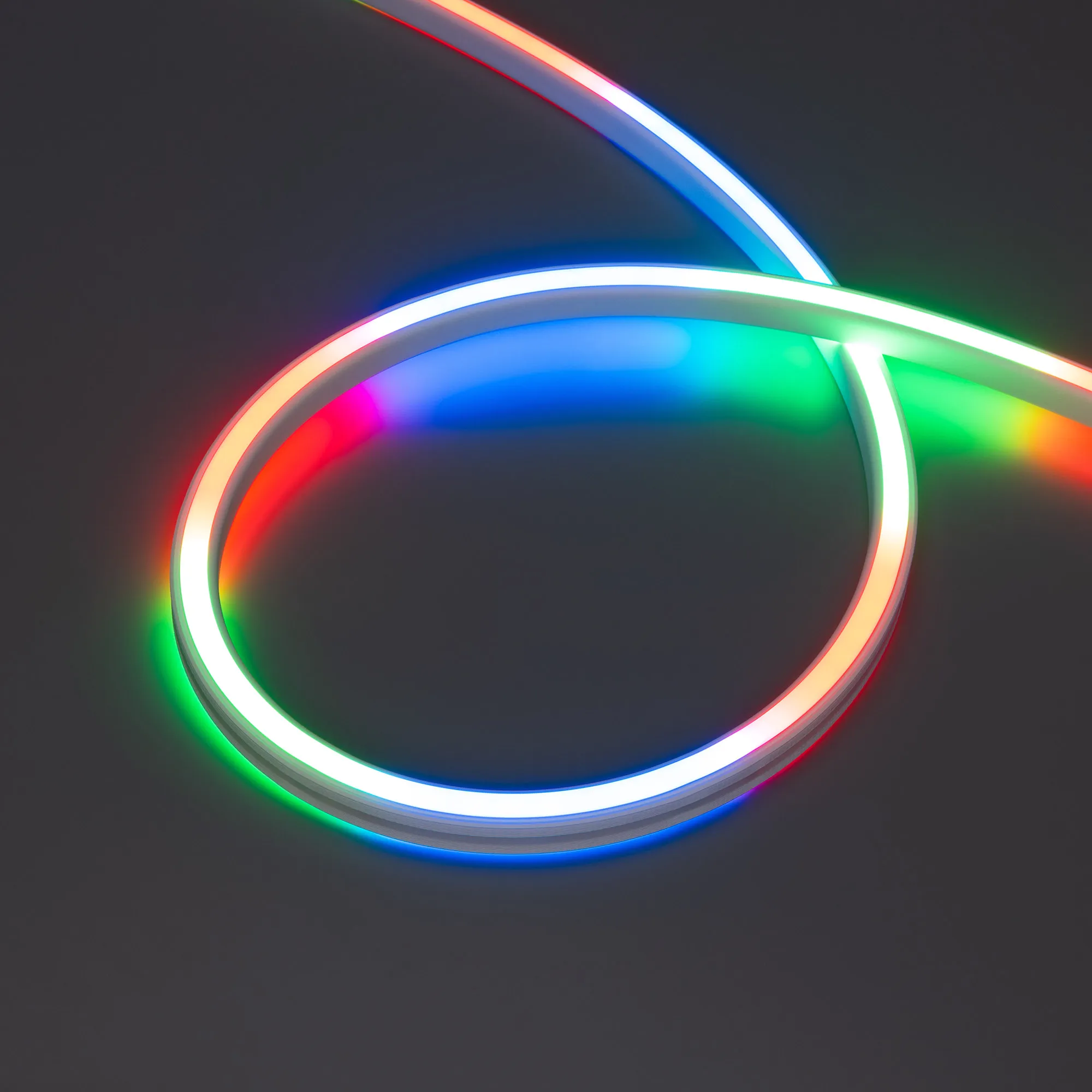 Лента герметичная SPI WAVE-SIDE-DOUBLE-A80-16x15mm 24V RGB PX10 (12 W/m, IP67, 5m, wire x1) (Arlight, Вывод боковой, 5 лет) - изображение товара